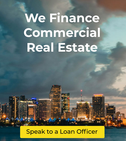 We finance commercial real estate